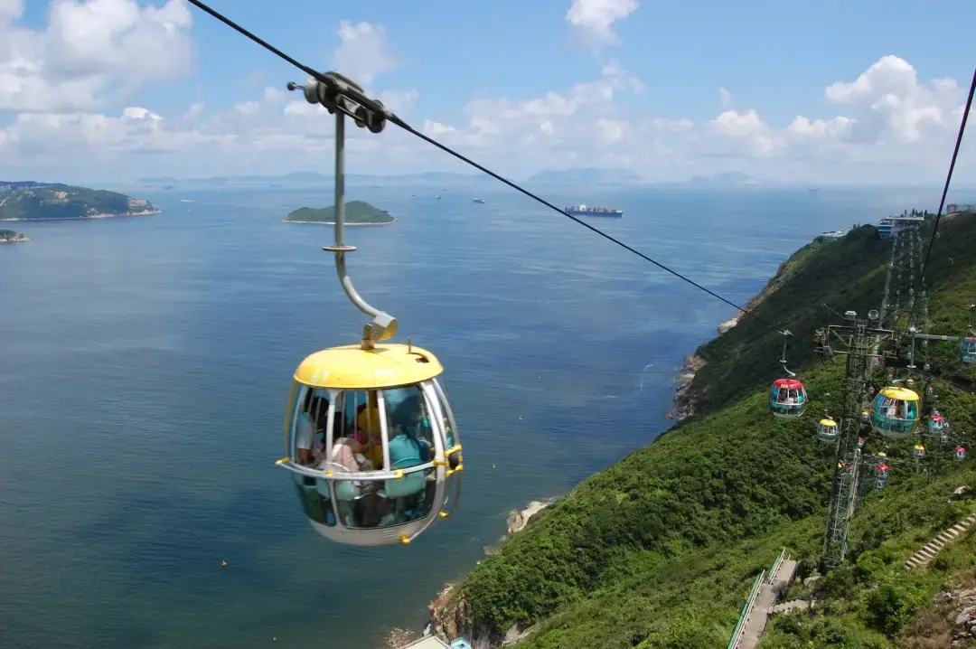 香港海洋公园缆车事件图片