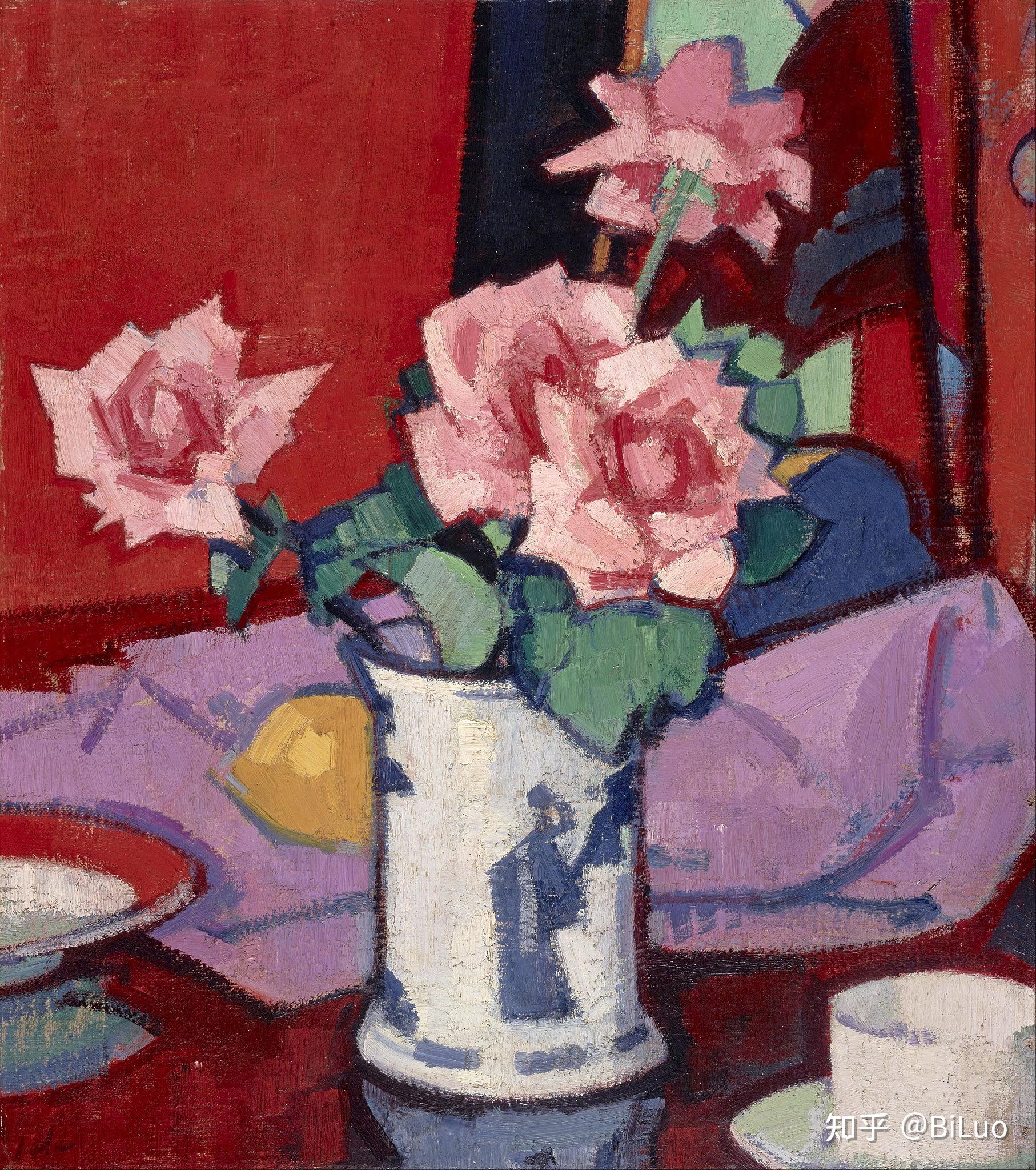 每日艺术 | pink roses, chinese vase: 粉色玫瑰,中式花瓶 2021-10