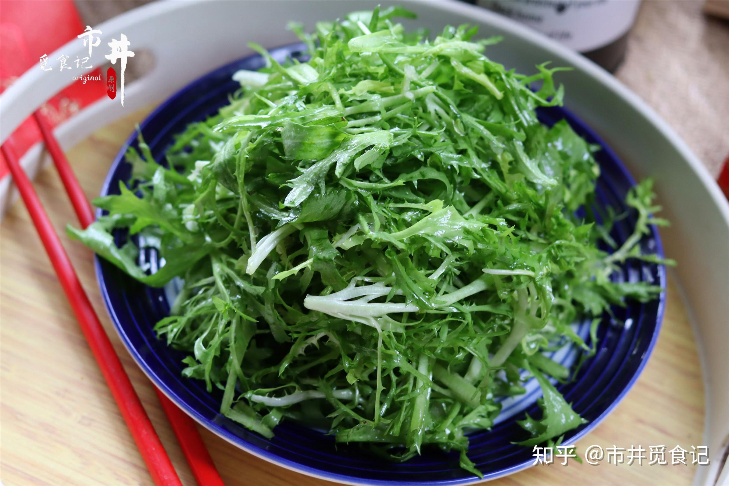 冬天多吃苦菊凉拌记住3放2不放清爽解腻易上火更要多吃