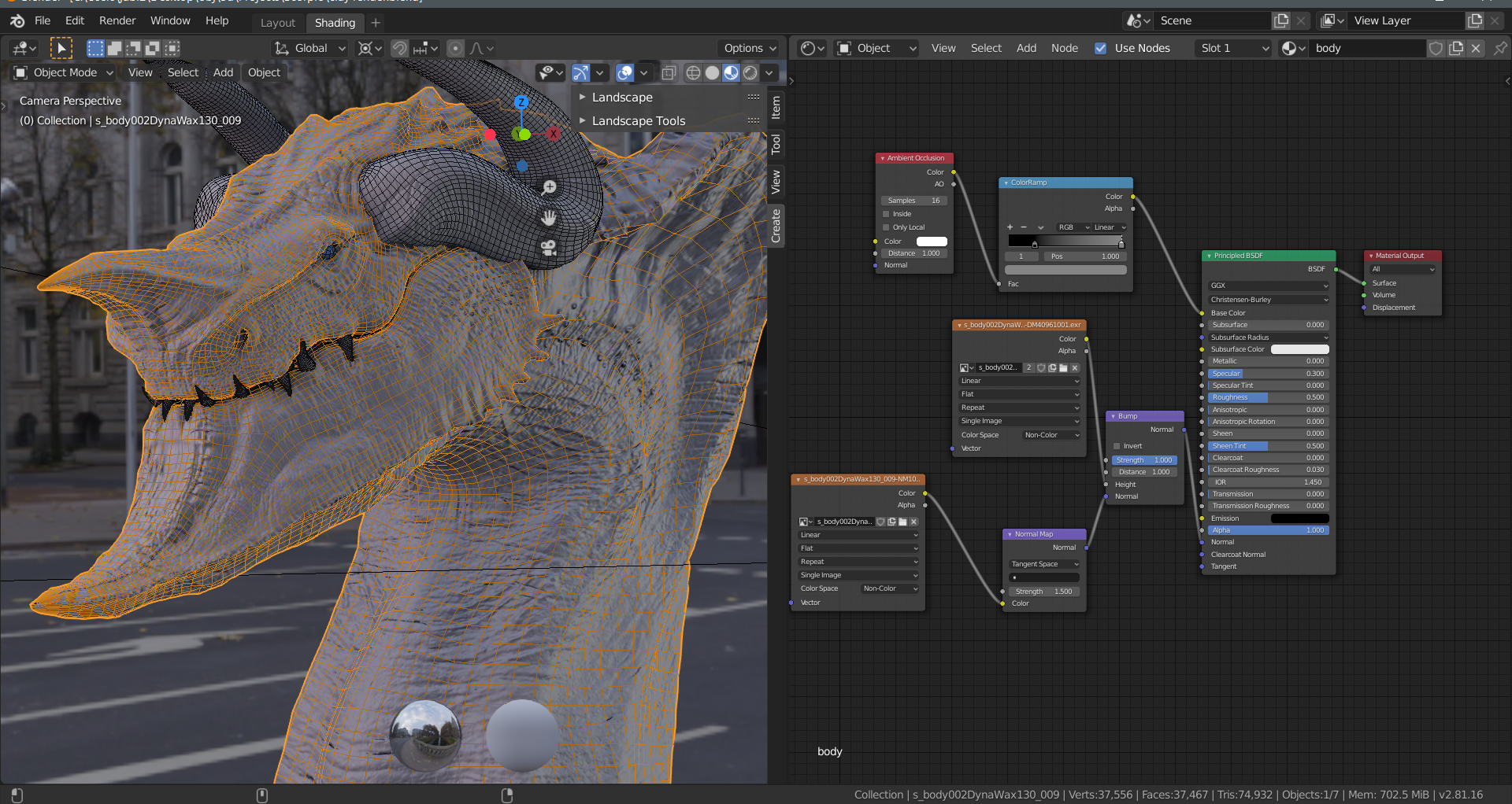 渲染教程用blender和zbrush创作一只巨蟹怪兽