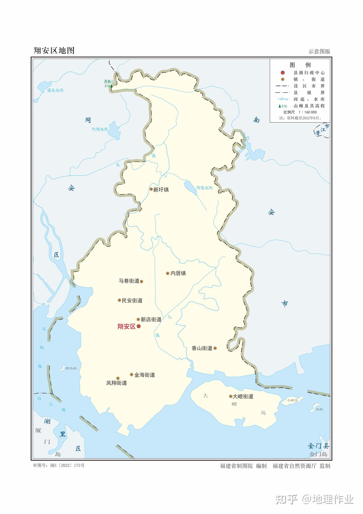福建省厦门市各区县地图 - 知乎