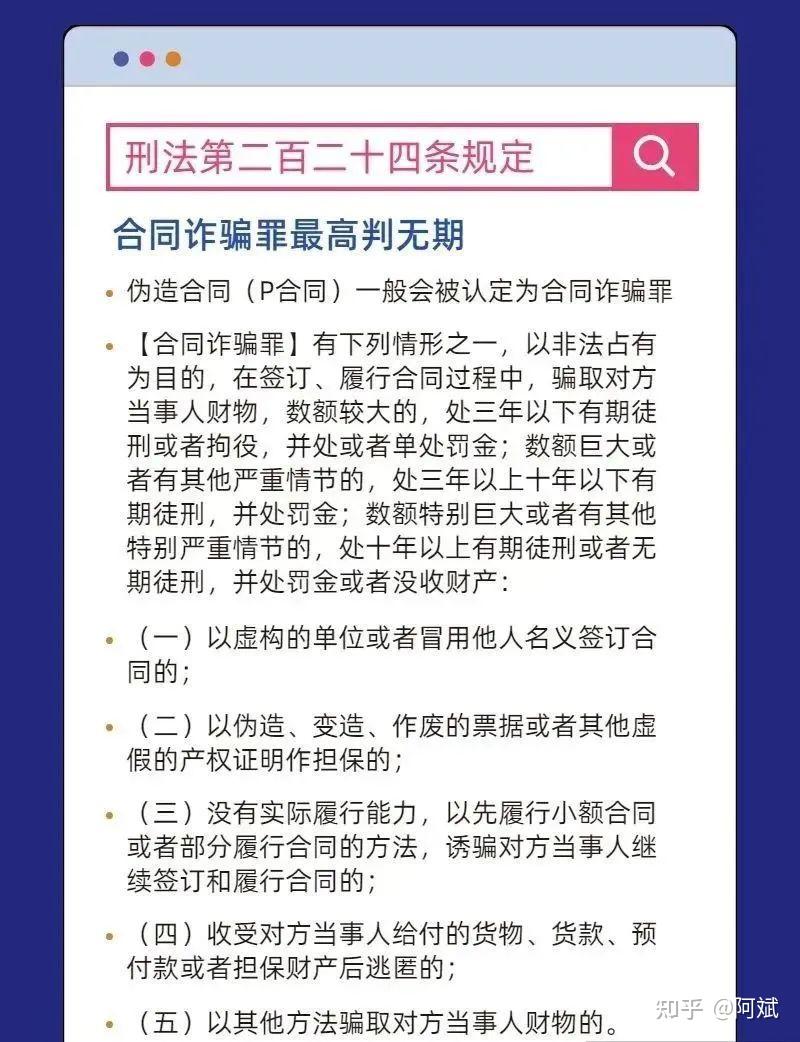 ▼伪造合同属诈骗罪,最高判无期▼伪造签名或涉及多类罪▼p商标最高判