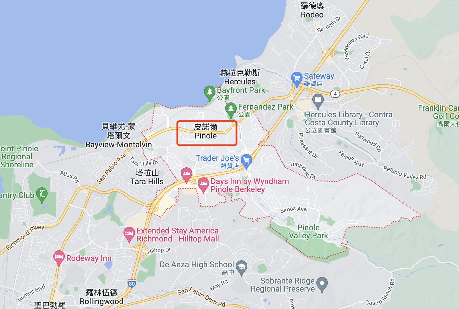 旧金山买房|房价不太高,地中海气候的历史小城pinole