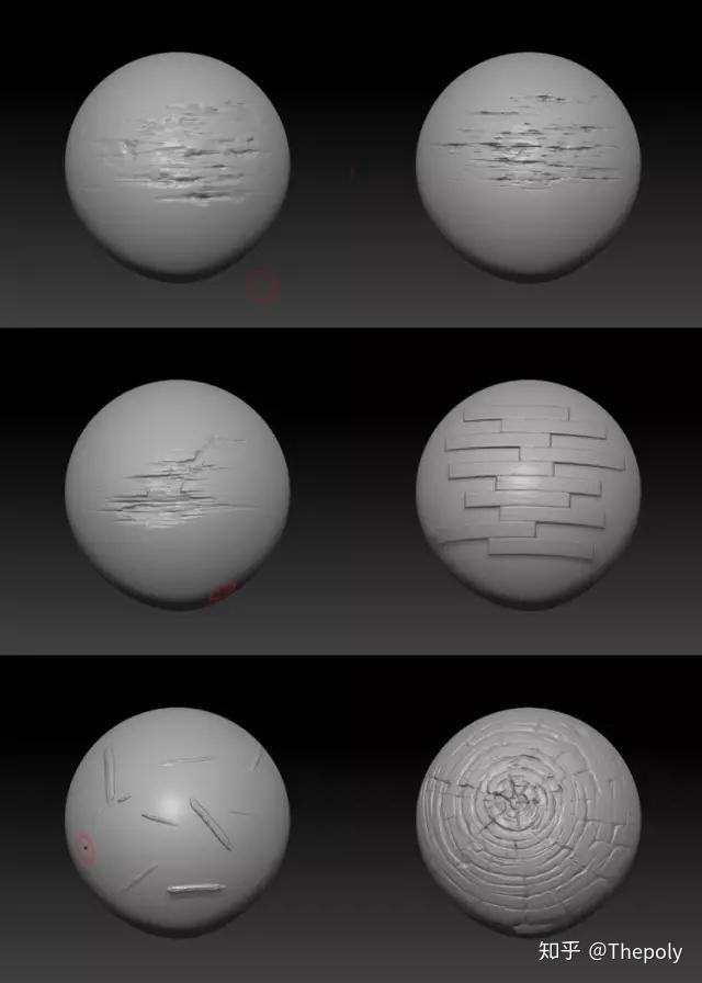 zbrush木头雕刻技巧图片