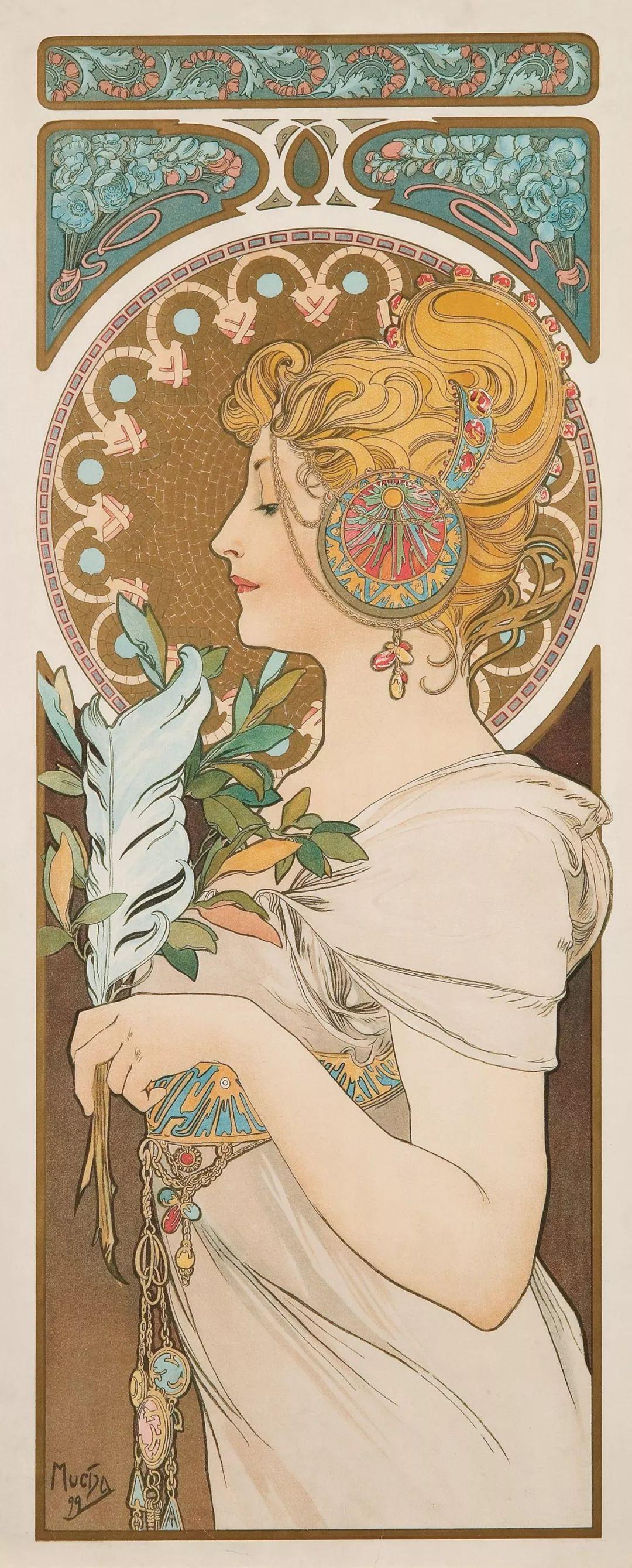 影响插画风格100年的阿尔丰斯·穆夏(Alfons Mucha)? - 知乎