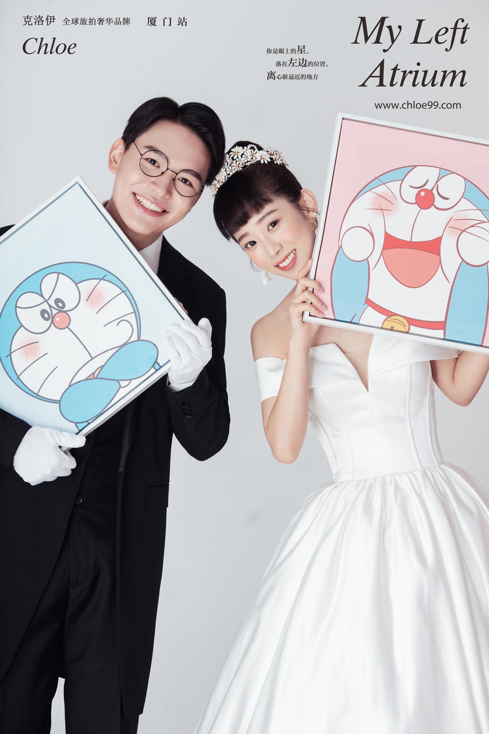 太喜欢这组极简韩式婚纱照高级有质感丨厦门婚纱照