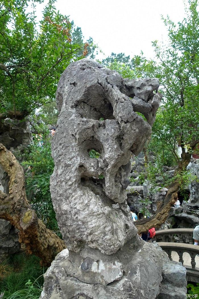 开着嘉悦嘉悦x7游江南,拙政园和狮子林