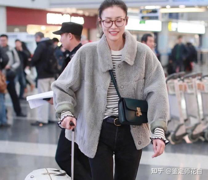 奢侈品鉴定大表姐刘雯同款celinebox豆腐包真伪