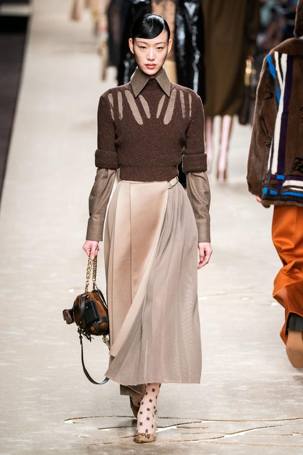 米兰时装周│fendi 2019秋冬-老佛爷为fendi设计的最后一场秀