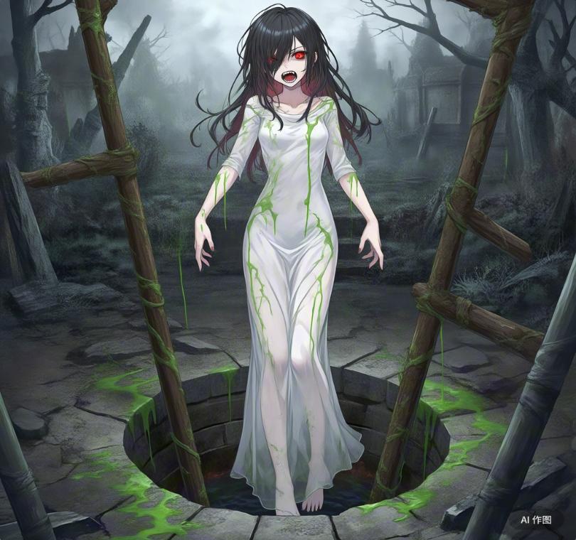 虚拟女友-安妮的各种动作12-二次元万圣节1-白衣幽灵篇