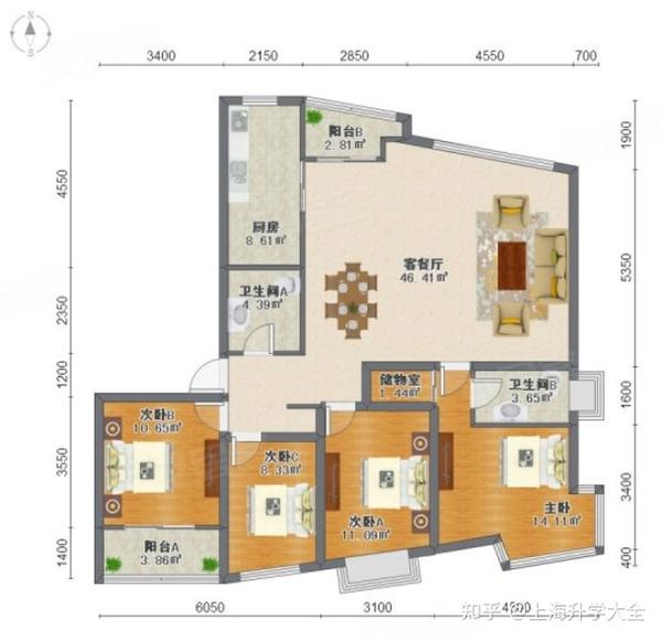 大户型,千万预算,自住舒适|浦东世纪花园测评 - 知乎
