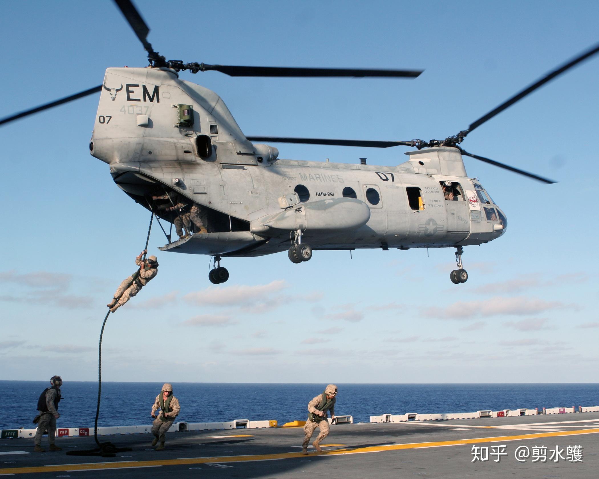 但作为人员输送平台时运力与吨位不到其 1/2 的 ch-46 相差无几,过大