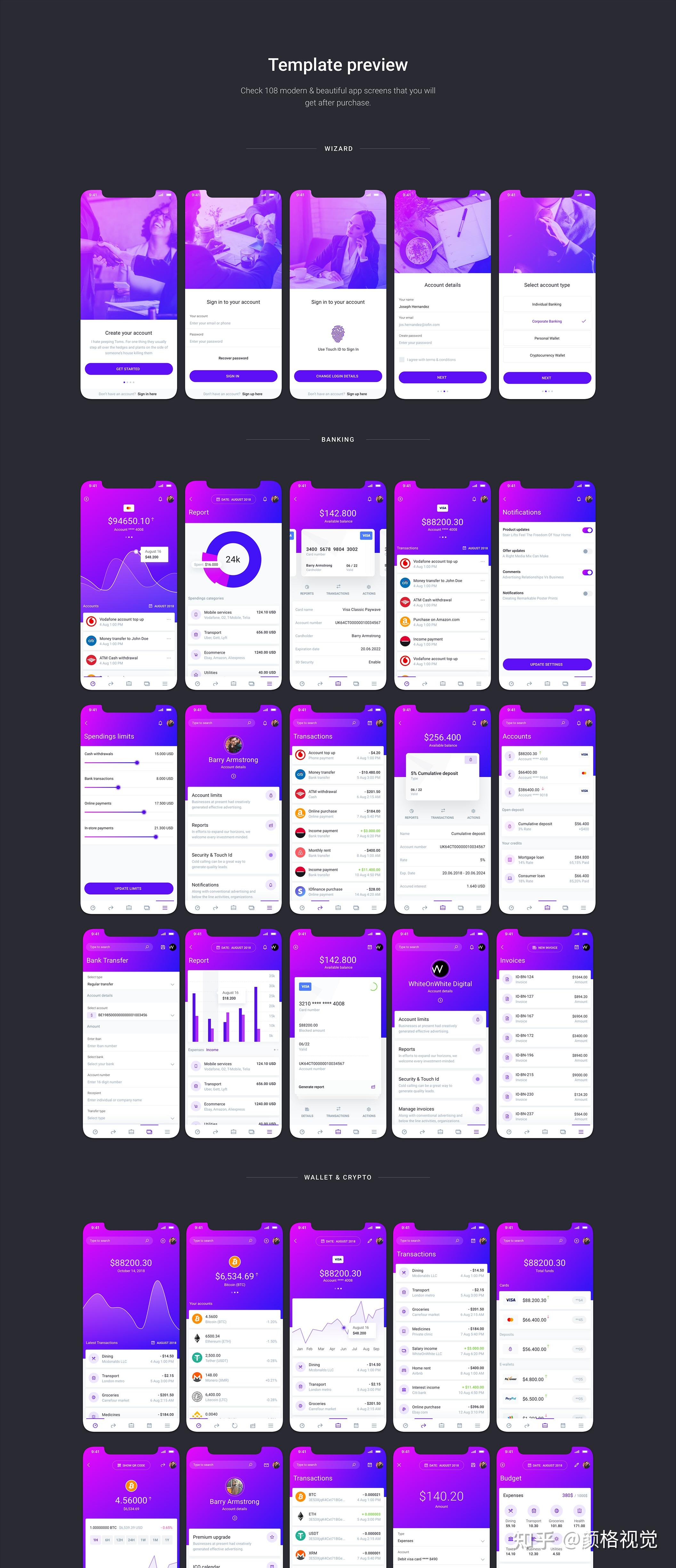 您当前预览的作品主题是ui设计,非常适用于app界面设计,银行app界面等