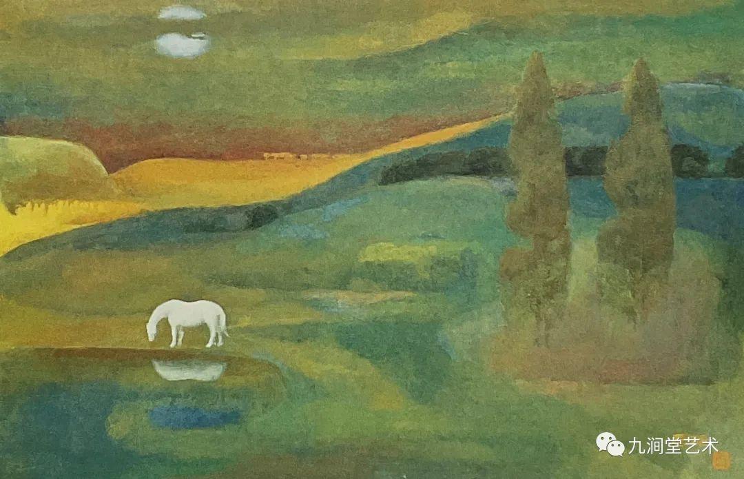 岩彩画| 高山辰雄（二） - 知乎