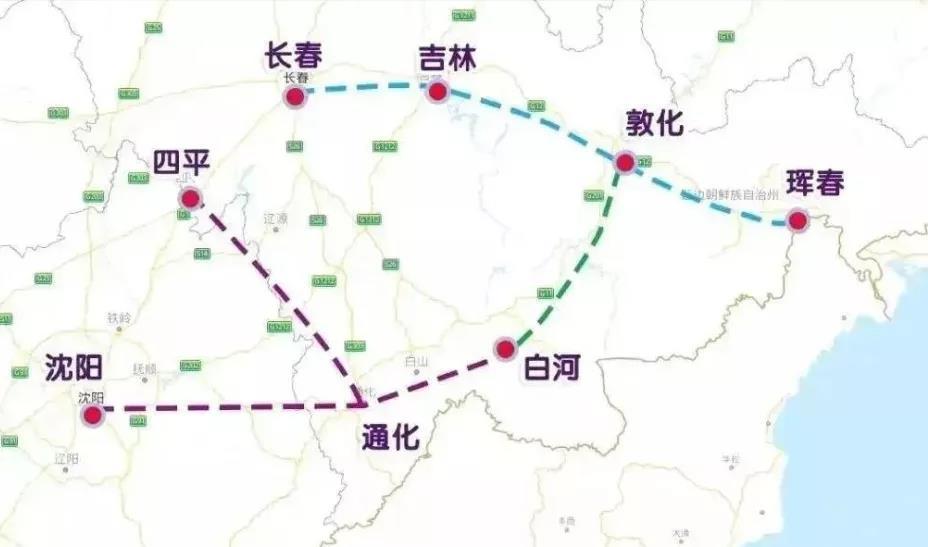 敦白高铁线路图图片