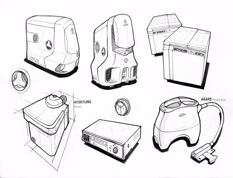 产品设计手绘表达技巧2