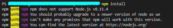 npm ERR! code EUNSUPPORTEDPROTOCOL - 知乎