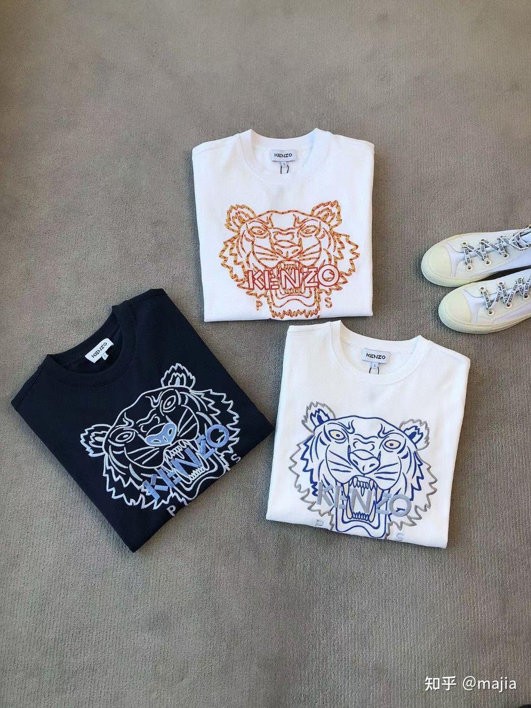 kenzo虎头短袖