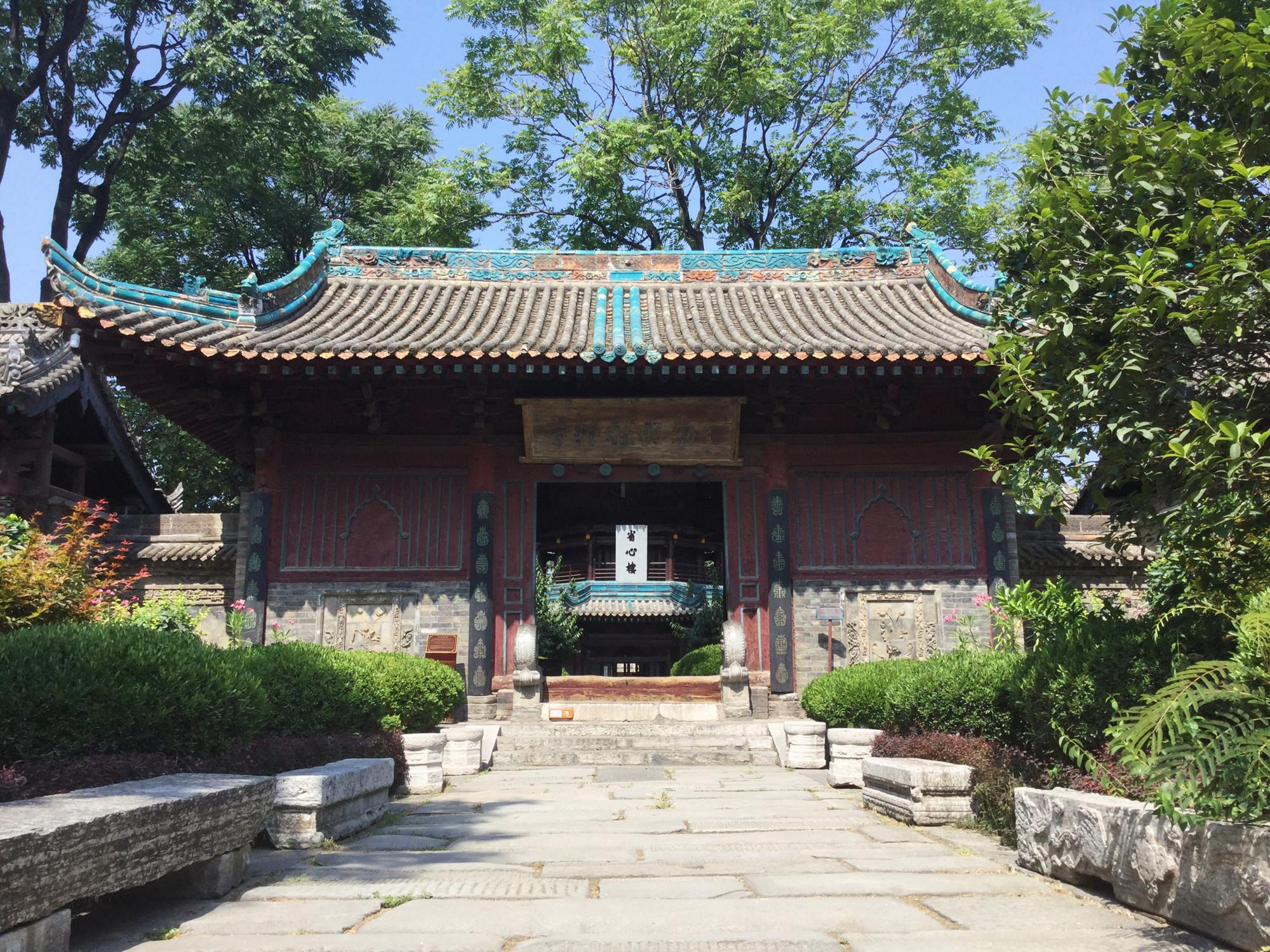 化觉巷清真大寺遗留在西安钟鼓楼闹市区的精美古建筑