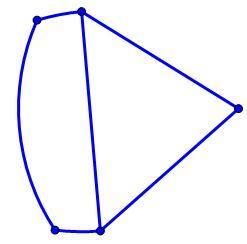 平面有界凸集上的点到其重心的最大距离是其直径的比例的上界是多少呢 扇形重心 人社网