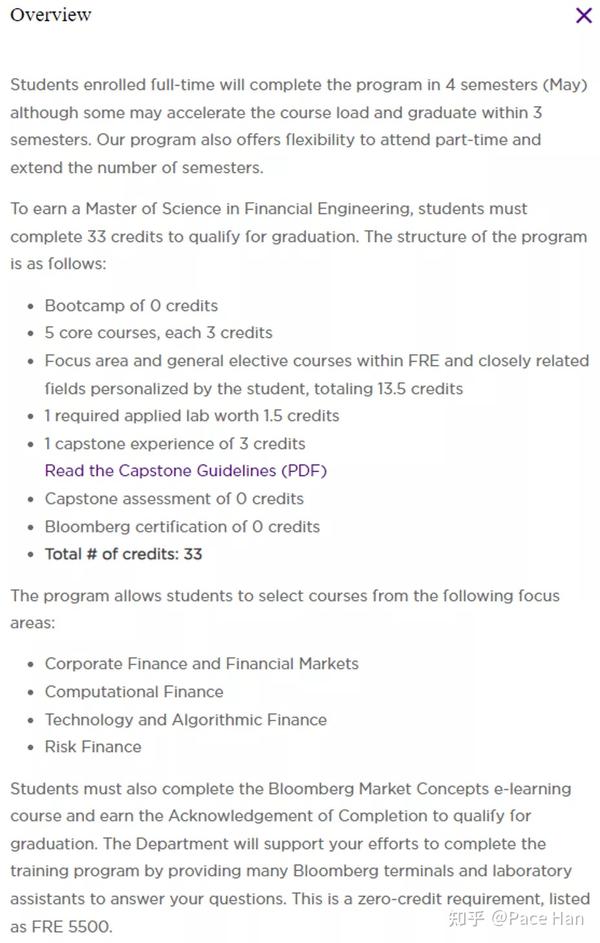  nyu mfe 