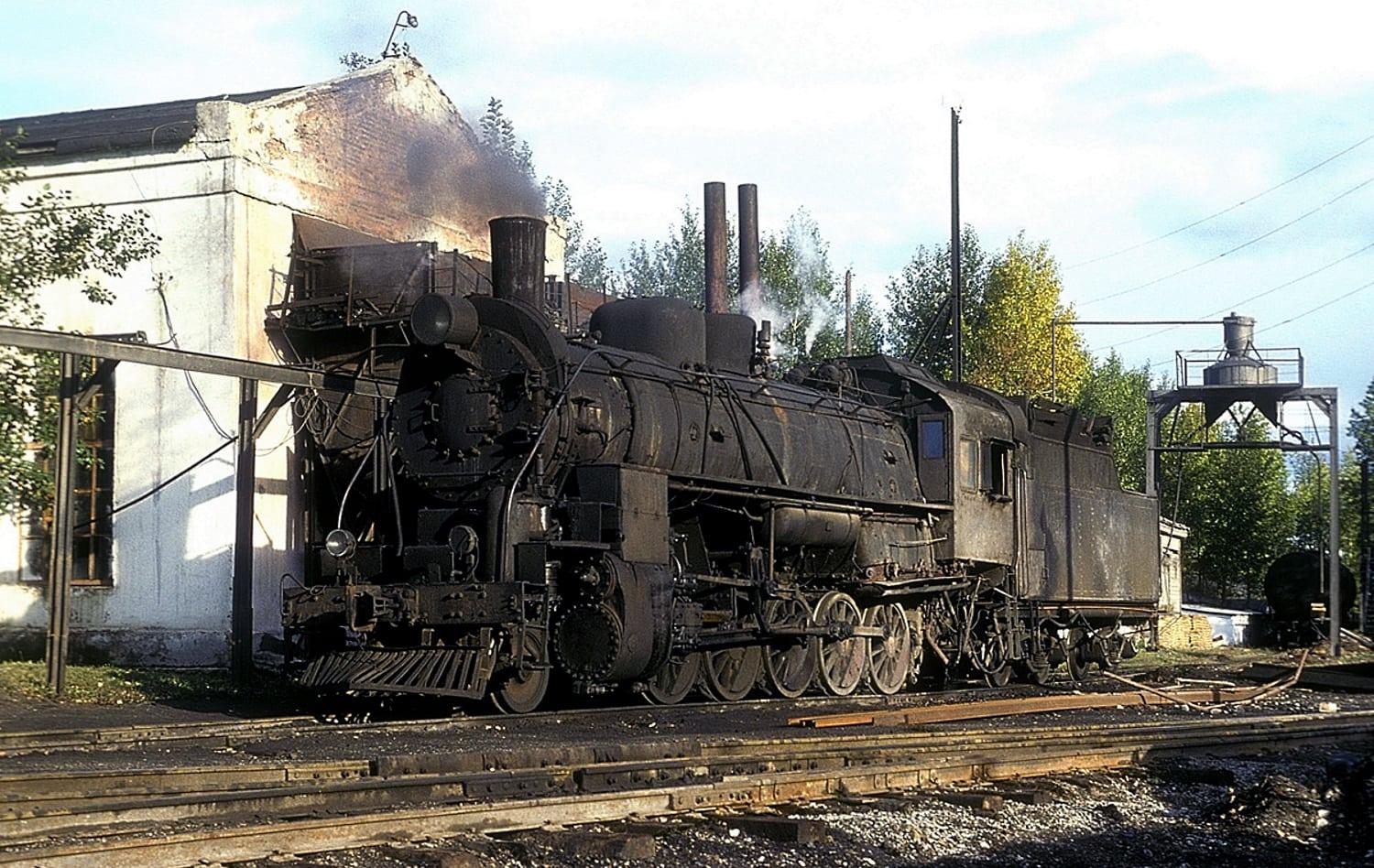朝鲜蒸汽机车图片