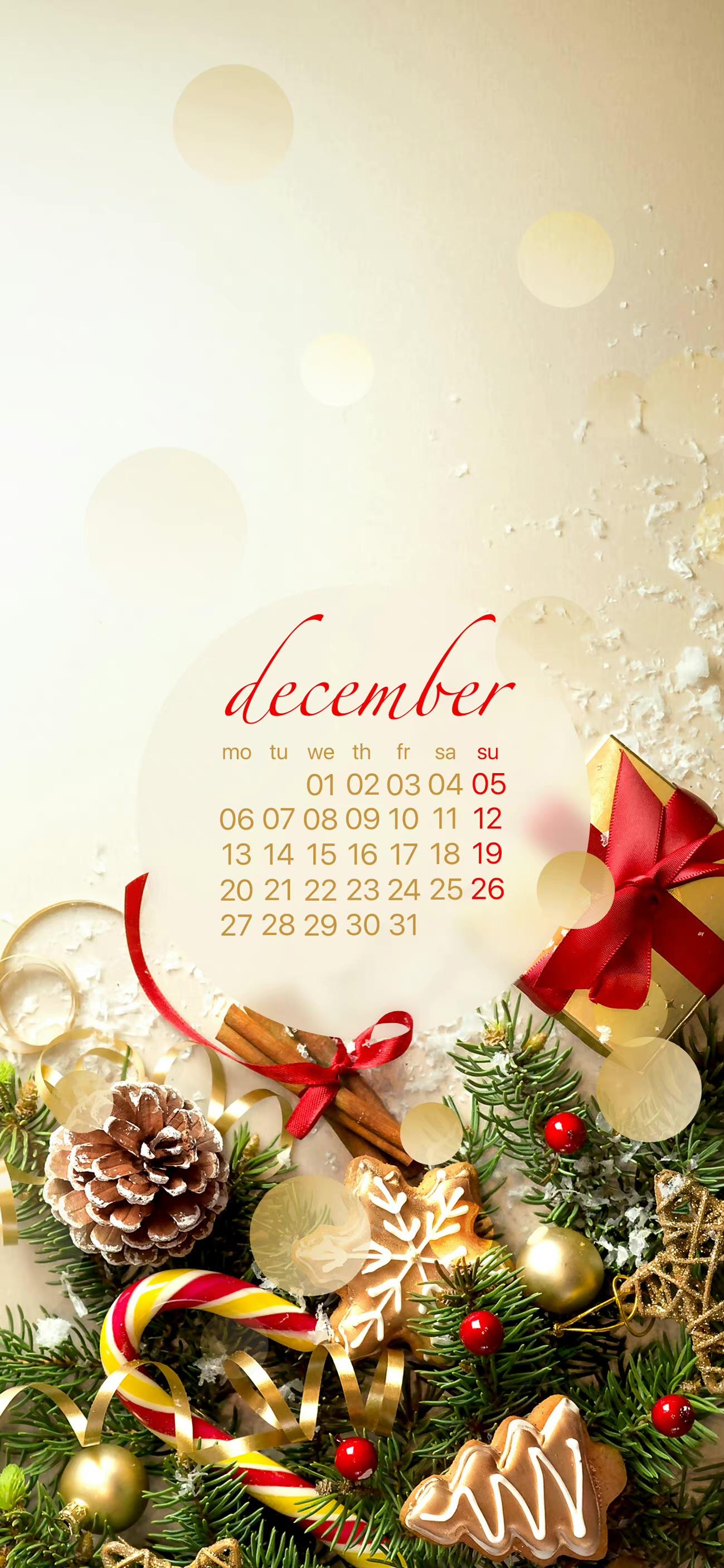 十二月日历高清壁纸