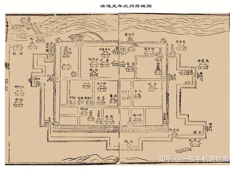 地图上的金城19幅地图带你尽览兰州城池五百年变迁