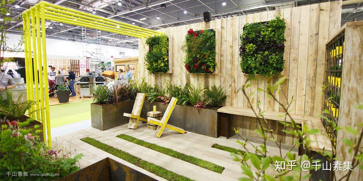 展厅室内植物墙古朴天然的田园场景