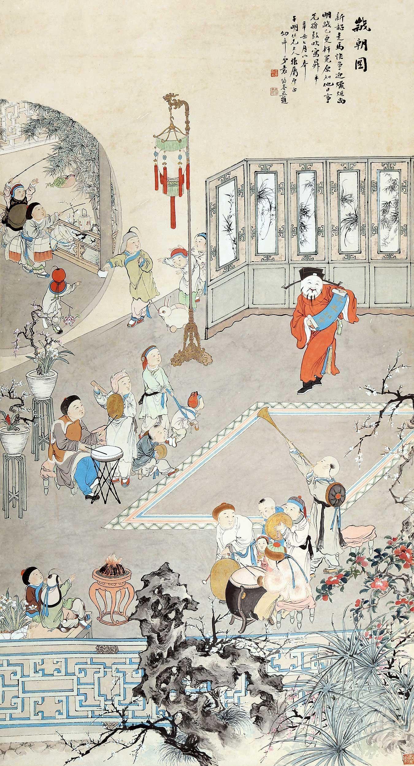 古代国画里的过年，古香古韵迎新年！ - 知乎