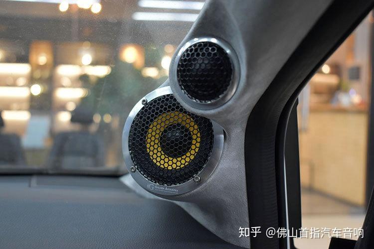 汽车音响a柱三分频怎么倒模本田杰德汽车音响改装升级黄金声学四门