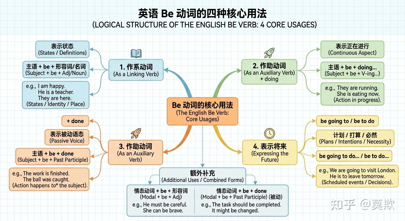 📌 be 动词的 4 种核心用法(一次搞清) - 知乎