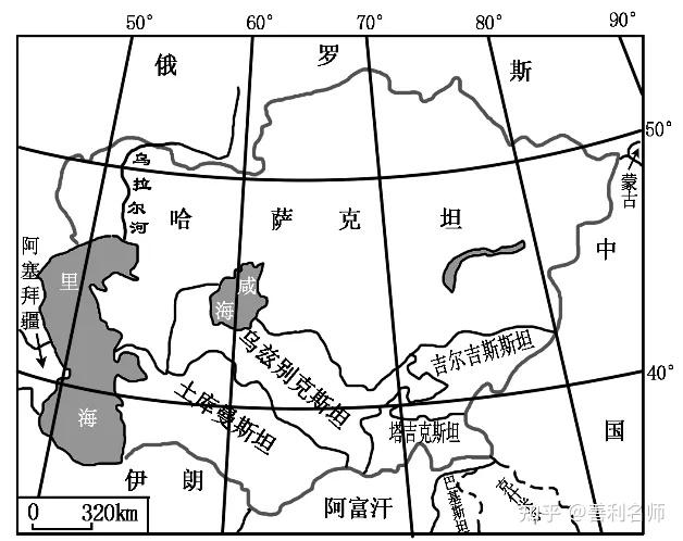 中亚主要地形区图片