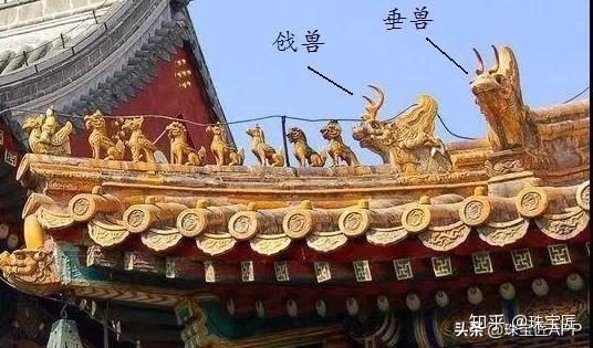故宫屋顶上有怪兽？领头的骑凤仙人又是何人？探秘屹立百年的五脊六兽 - 知乎