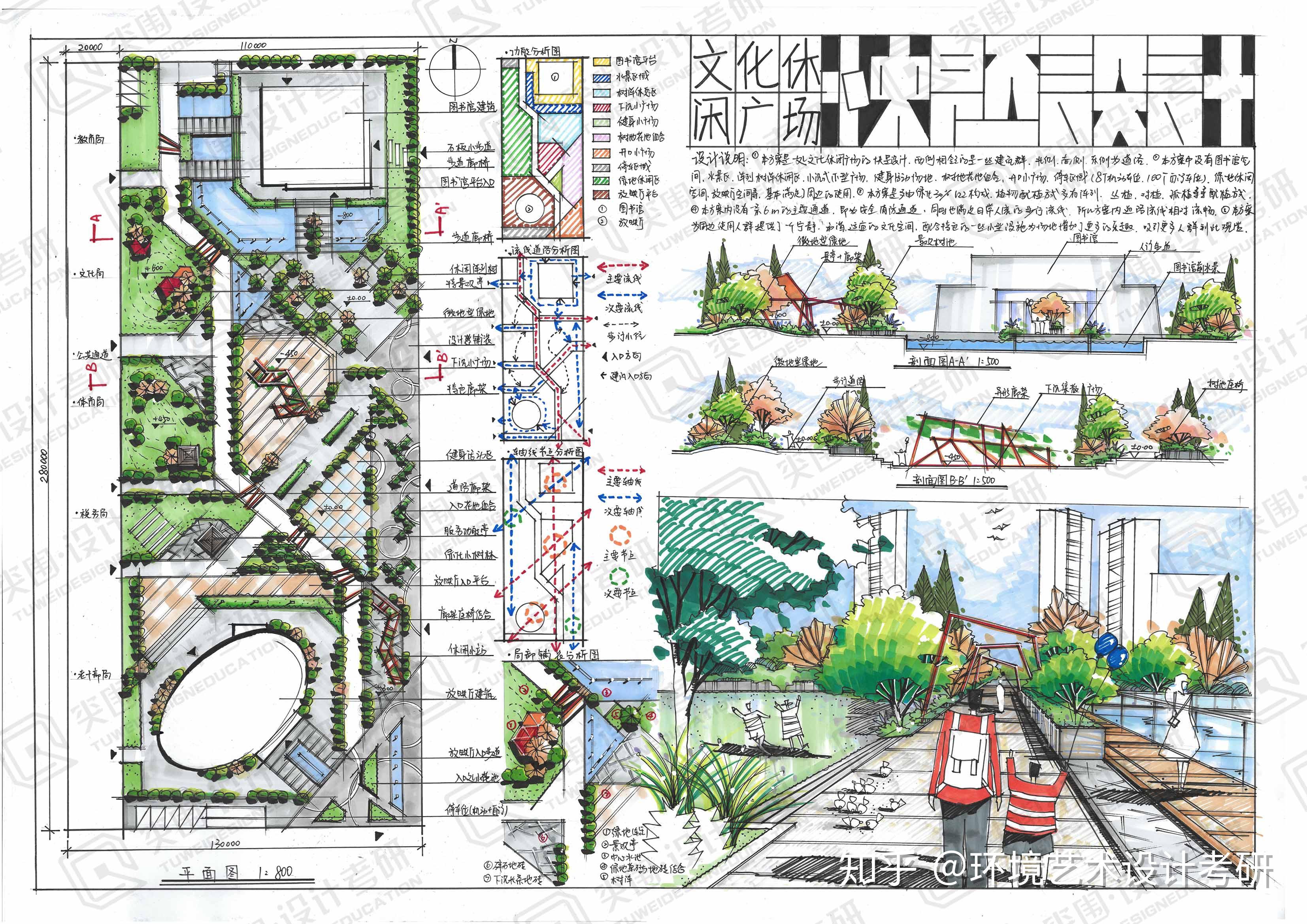 园林景观竖向设计图图块 现代施工图CAD2014园林景观竖向设计图图库-青模cad图库