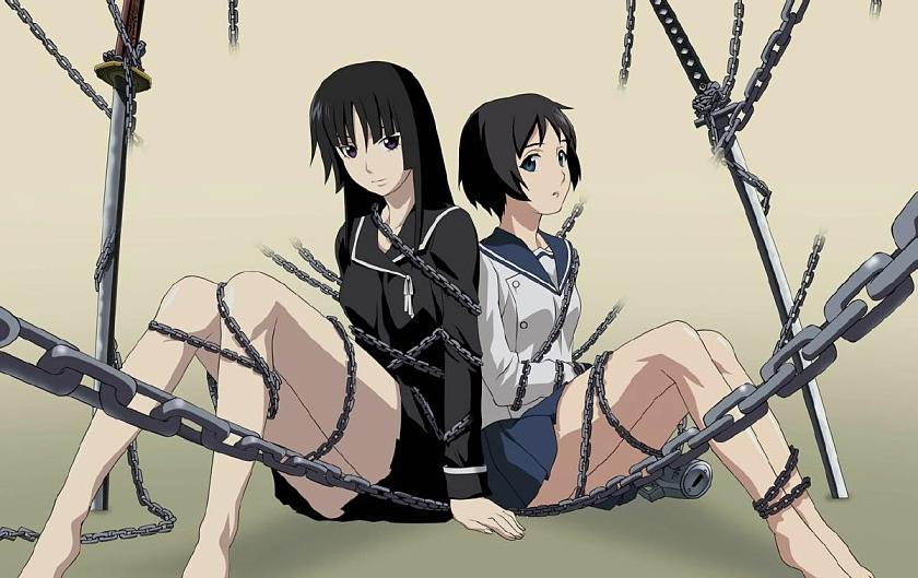 萌妹爱的力量动漫中的百合情侣下