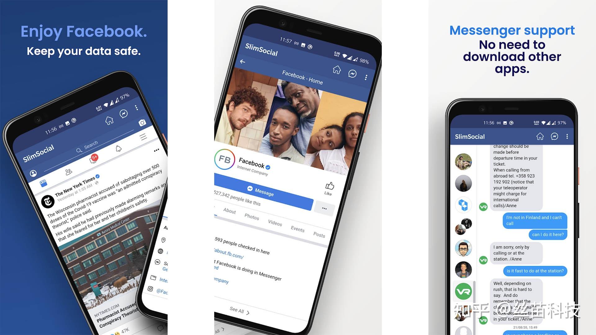 适用于 Android 的 9 个最佳第三方 Facebook 应用程序 - 知乎