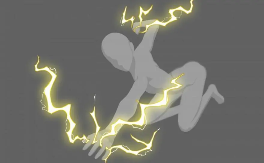 漫画魔法特效怎么画教你画雷电特效画法教程