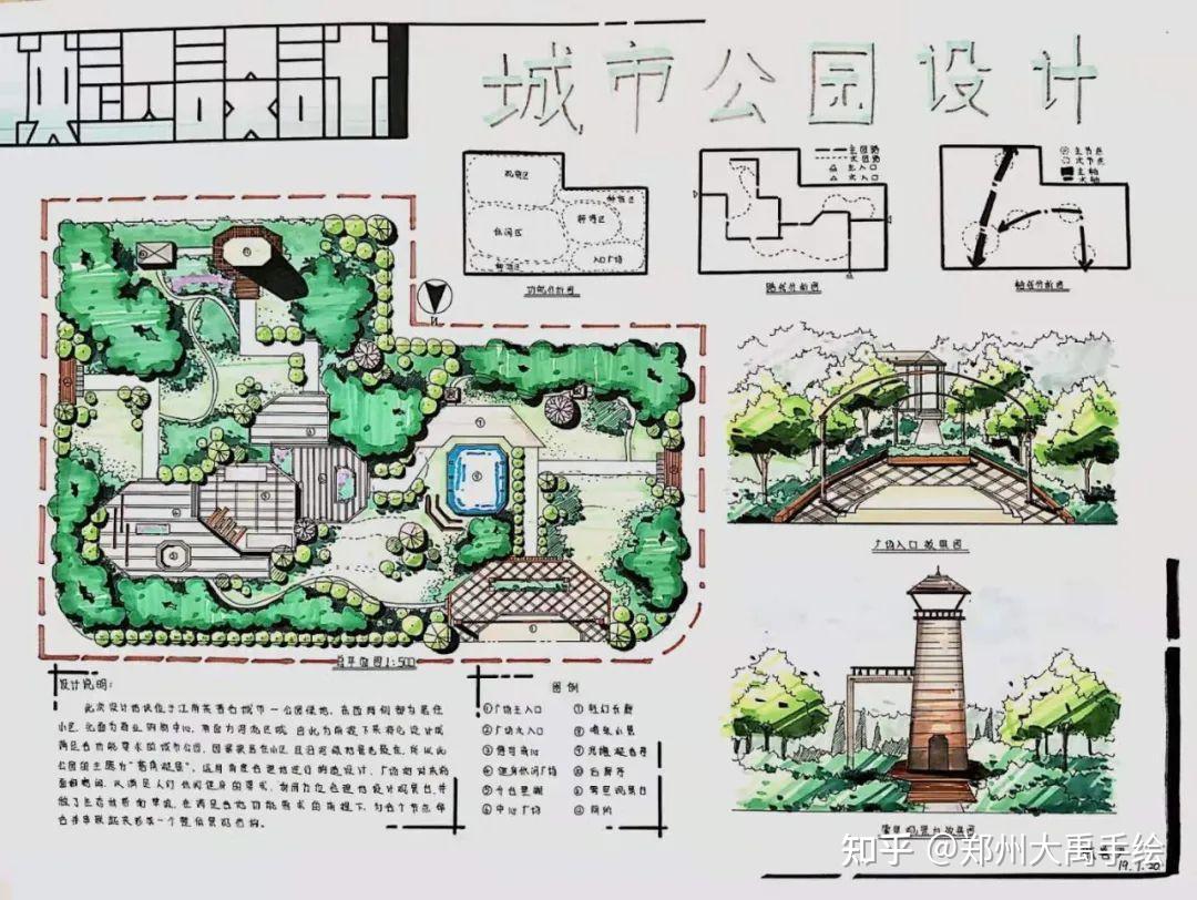 园林景观快题设计