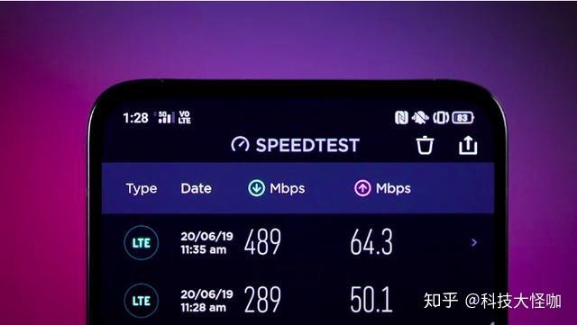 OPPO Reno 5G手机上海亲测网速,下载