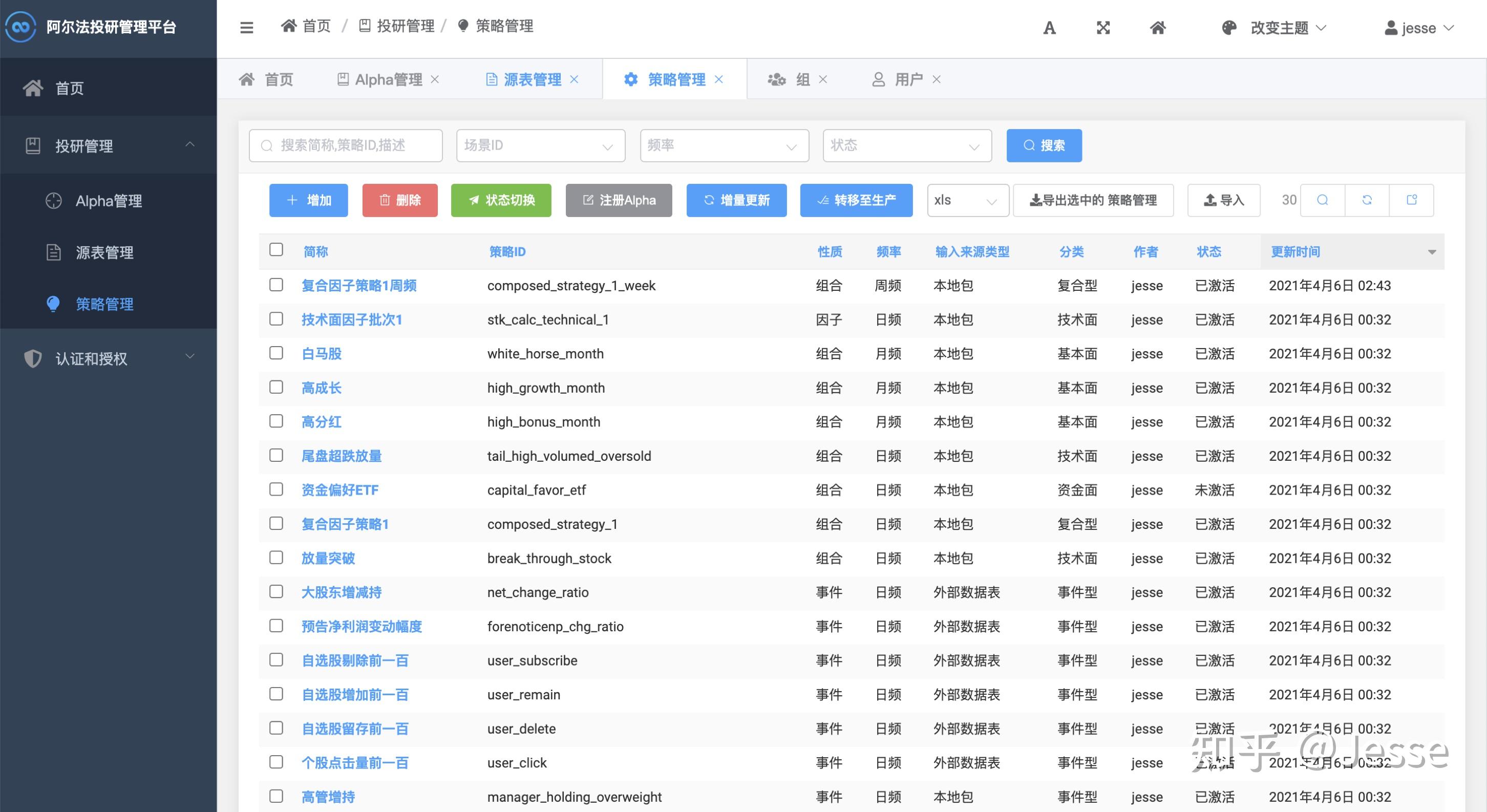 Quant Workspace Quant工具箱:分而治之的策略开发体系 - 知乎