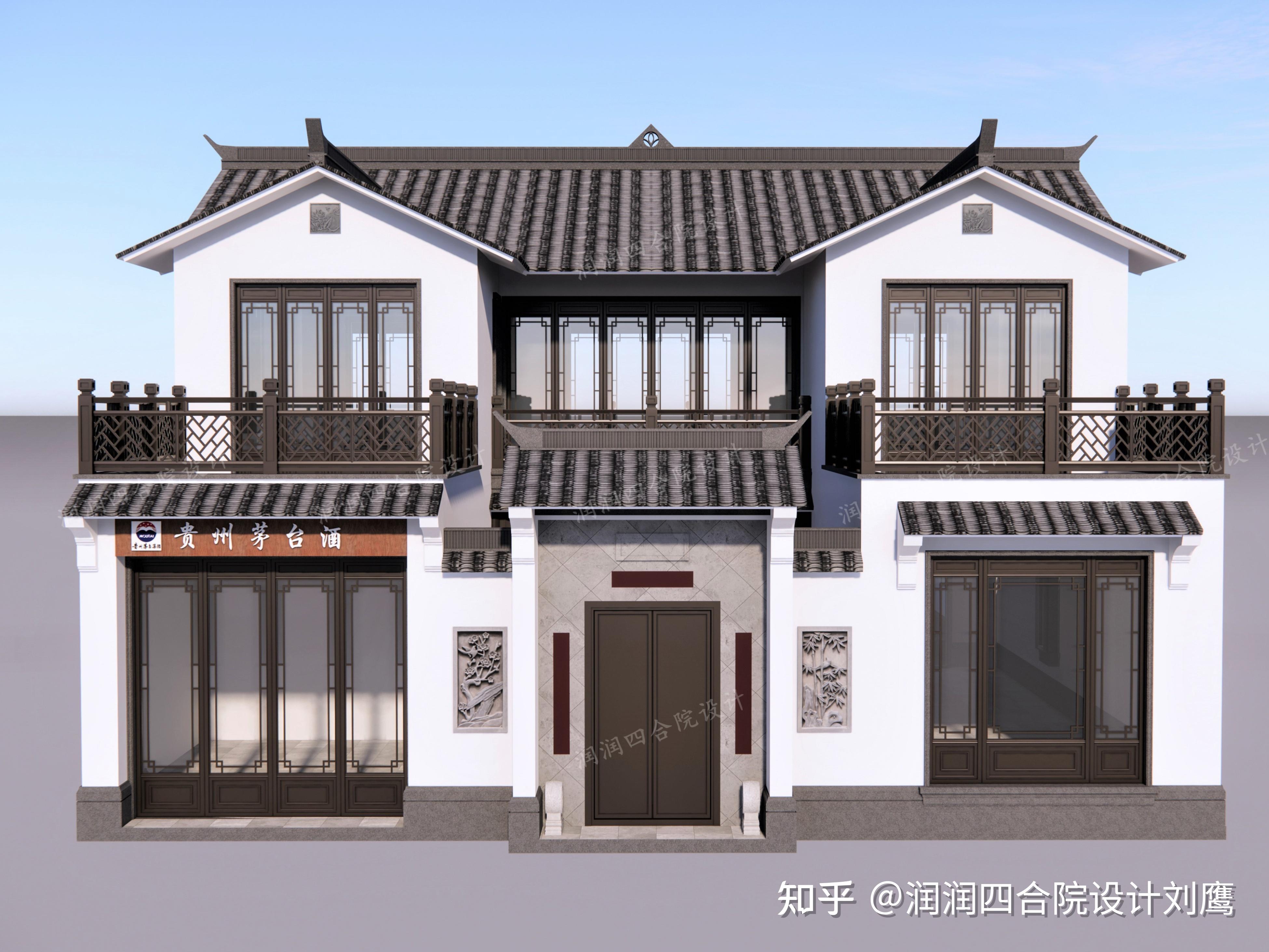 中式合院别墅区规划,6个户型带平面图 第二期——润润四合院设计刘鹰