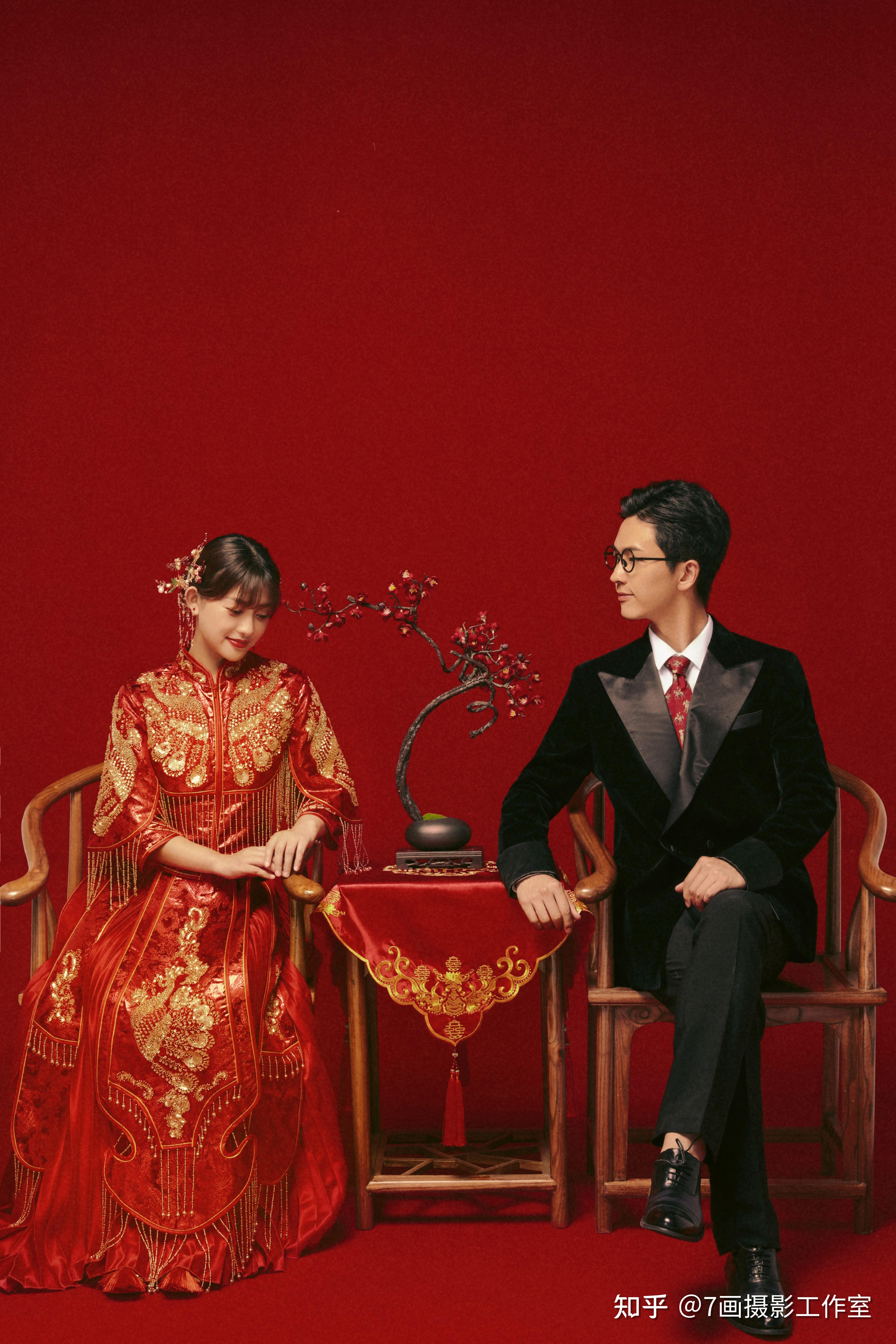 古典中式婚纱照～父母都很喜欢哦~您会拍吗?