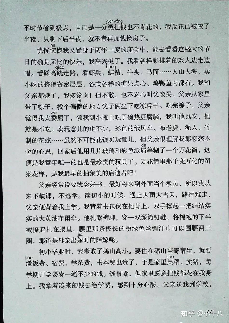 吴冠中父爱之舟赏析图片