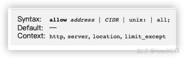 nginx allow & deny 指令解析 - 知乎