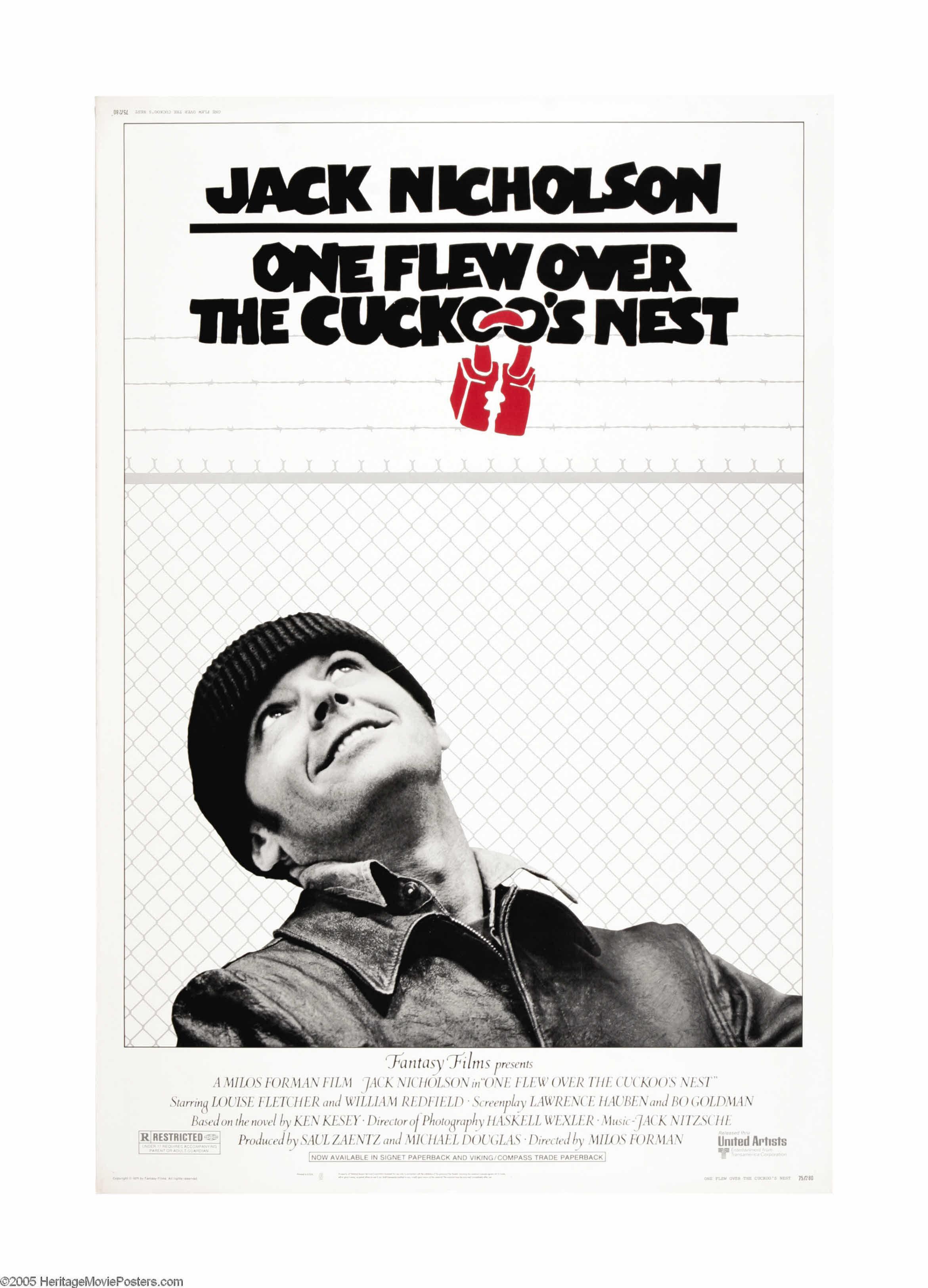 飞越疯人院 注:文末有电影的资源.