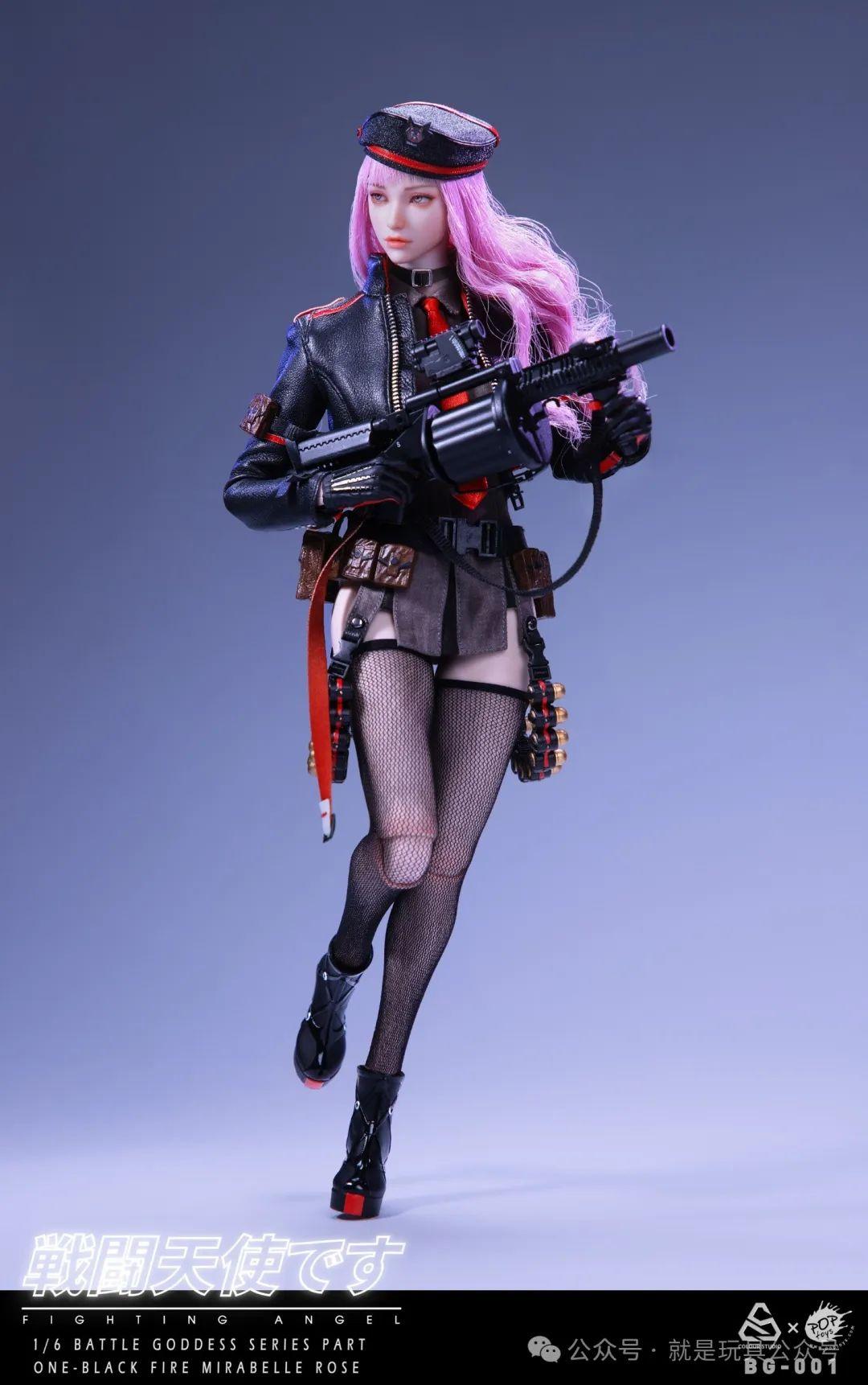 poptoys战斗天使黑火cos妮姬的超美枪娘