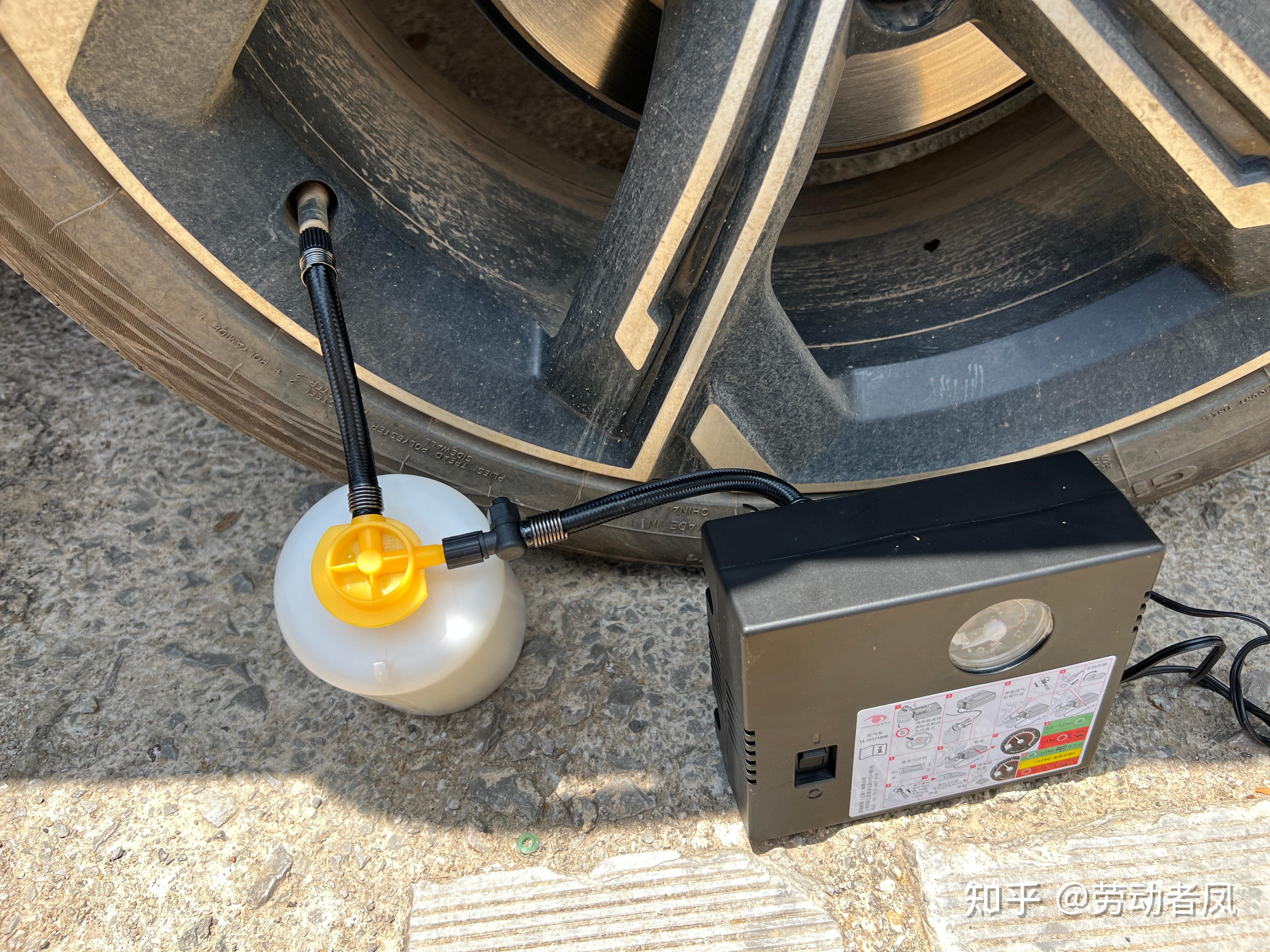 唐DM-i每天一个小技巧,用车没烦恼——轮胎故障处理补胎液的使用-唐dm换胎后胎压监测信号异常