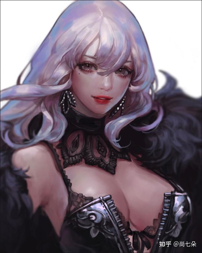 chocofing r二次元动漫人物插画板绘原画cg厚涂美术资料绘画素材图片