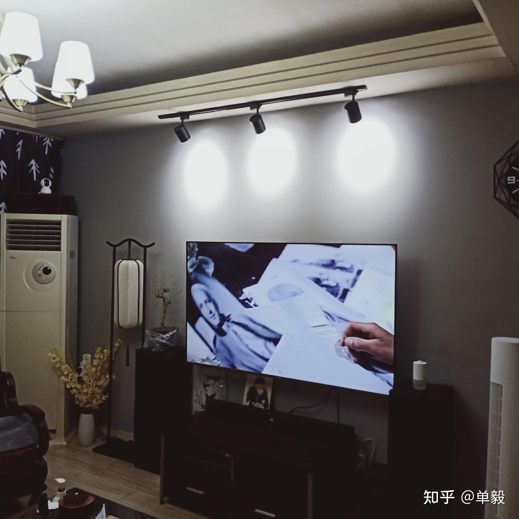 中国风现代客厅吊灯射灯吊顶装修效果图图片素材-编号28968807-图行天下